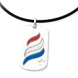 Sterling Silver Embrace Hope Prayer Patriotic Sentimental Expressions Necklace