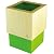 W CUBE ダストボックス DUSTBOX 黄緑色 YK06-012Lgr <34274>