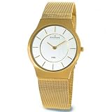 Skagen SK233LGG Men's Golden Steel Mesh Watch