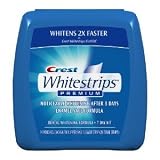Crest Whitestrips Premium - Dental Whitening System 28 Strips (14 Upper & 14 Lower for 7 Days) Enamel Safe Formula