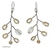 Citrine earrings, 'Tree of Life' 1 W 2 L