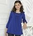 Info/Buy Girls' Limited Pure Cotton 3/4 Sleeve Cut Applique Top