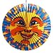 Lampion, 42 cm, Mondgesicht