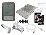 iShoppingdeals - 10 ACCESSORY ITEM BUNDLE KIT FOR KINDLE 2 EBOOK READER 6" DISPLAY