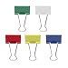 OfficemateOIC Medium Binder Clips, Assorted Colors, 24 Clips per Tub (31029)