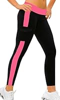 iLoveSIA Women's Running Capri Tights YOGA Pants Leggings (Fulfilled By Amazon Only)