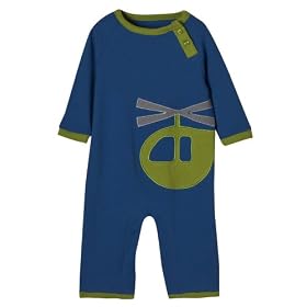 DWELL STUDIO Ls Unionsuit Blue 0-3M - 0-3M