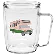 Motor home 18 oz Insulated Coffee Mug, Clear