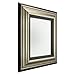 Craig Frames Sonora, Aged Silver and Black Picture Frame, 16 by 20-Inch