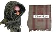 Special Forces SHEMAGH SCARF Balaclava Arab--KHAKI/RED
