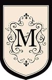  : Monogram Garden Flag - M.