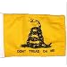 Dont Tread on Me YELLOW (Gadsden) Flag - 3x5 foot Poly