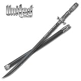 Samurai 3000 Katana, Plain, Black Blade