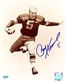 Paul Hornung Autograph (Green Bay Packers) (Vert/B&W) 8x10 Photo