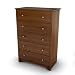 South Shore Vito Collection 5-Drawer Chest, Sumptuous Cherry