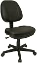 Black Leather Ergonomic Task Computer Office Chair
