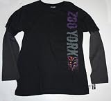 Zoo York Boy’s / Young Men’s Long Sleeve Double Layer T-Shirt Size: XL  Black