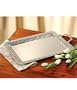 Silver Plated Hammered Serving Tray by Studio Silversmiths