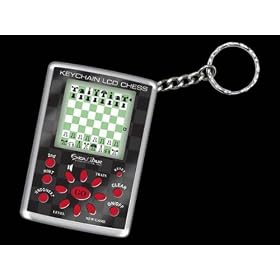 EXCALIBUR 410K KEYCHAIN LCD ELECTRONIC CHESS