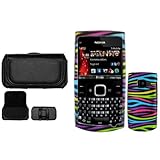 iNcido Brand Nokia X2-01 Combo Rainbow Zebra Protective Case Faceplate Cove ....