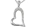 0.25 cts Heart Shaped Pendant - 18kt White Gold FREE GIFT BAG!