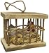 Hen in a Crate Christmas Ornament