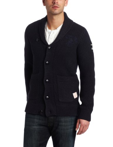 G-STAR Herren Pullover LAVA CARDIGAN KNIT L/S, Gr. 44/46 (S), Blau (dk navy 881) Preisvergleich