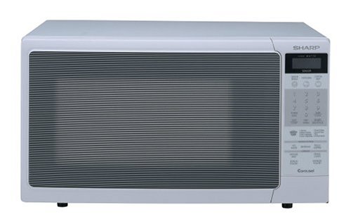Sharp R-320HW 1200 Watts Mid Size Microwave Oven, white
