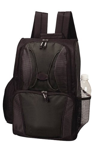 24 Can Picnic Beach Cooler Backpack- Black