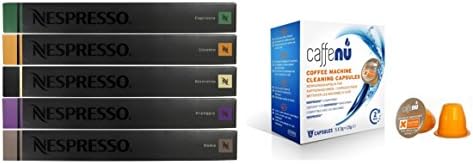 Nespresso OriginalLine Bundle - Nespresso Variety Pack &amp; Machine Cleaning Capsules