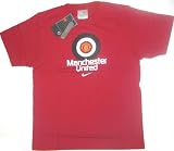 Manchester United Target T-Shirt - Red/White/Black, Size 14-15