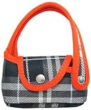 Plaid Gray Universal Cellular Phone & MP3 Carrying Tote Bag ~ Fit Most Slim Flip Phone by Motorola, Samsung, Sony Ericsson, LG, Kyocera, Nokia, T-mobile, Apple ~ Design CHTOE004