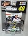 Jimmie Johnson #48 Lowes Johnson Foundation Fontana California Raced Win September 2, 2007 Winners Circle 1/64 Scale Car With Victory Celebration 1/24 Scale Hood
