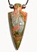 Unakite Arrowhead Pendant