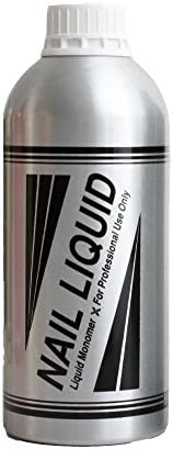 Empty Nail Liquid Thick-Walled Aluminum Bottle 16 oz Silver