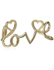 RAIN Gold Love Bangle Bracelet, 2.5"
