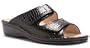 Finn Comfort Women's Jamaica Sandals,Black Croc,39 M EU