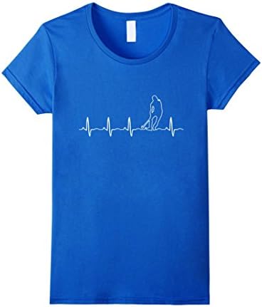 Women's Field Hockey Heartbeat Gift T-Shirt For Men Women Boys Girls Small Royal Blue