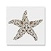 Starfish Stencil Template - Reusable Stencil with Multiple Sizes Available