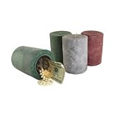 Candle Hidden Can Diversion Safe Dark Green