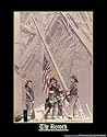 Art Poster Print - Firefighters At Ground Zero - Artist: Thomas Franklin - Poster Size: 22 X 28 inches