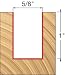 Freud 12-136 5/8-Inch Diameter by 1-Inch Double Flute Straight Router Bit with 1/2-Inch Shank