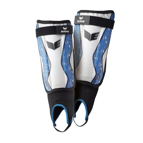 ERIMA Herren Schienbeinschoner Ergono AS, weiss/blau/schwarz, XL, 721005 Preisvergleich