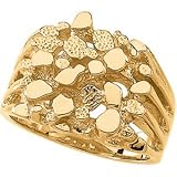 10K Yellow Gold Men's Nugget Mounting