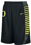 Oregon Ducks Black Screen Printed Replica Basketball Shorts By Nike Team Sports