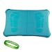 Nintendo Wii Fit BLUE Silicone Skin Cover With Foot Print Plus A Live*Laugh*Love Wrist Band!!!
