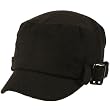 Winter Buckle Belt Cadet Military Castro Hat Cap Black