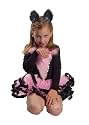 Ballerina Kitty Cat Kids Costume S 5-7 Black Pink Girls C985