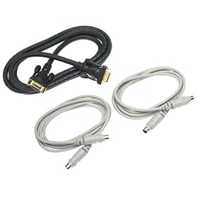 Belkin A3X983 6ft Hi-Res PS 2 KVM Cable Kit for Omniview by Belkin