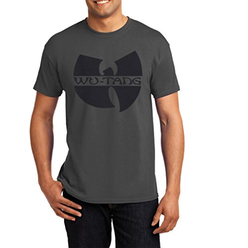 OCPrintShirts Men's Black Logo Wu-Tang Clan Hardcore Hip Hop WU Wear Street Style Classic Logo Men Tee T-Shirt S-5XL